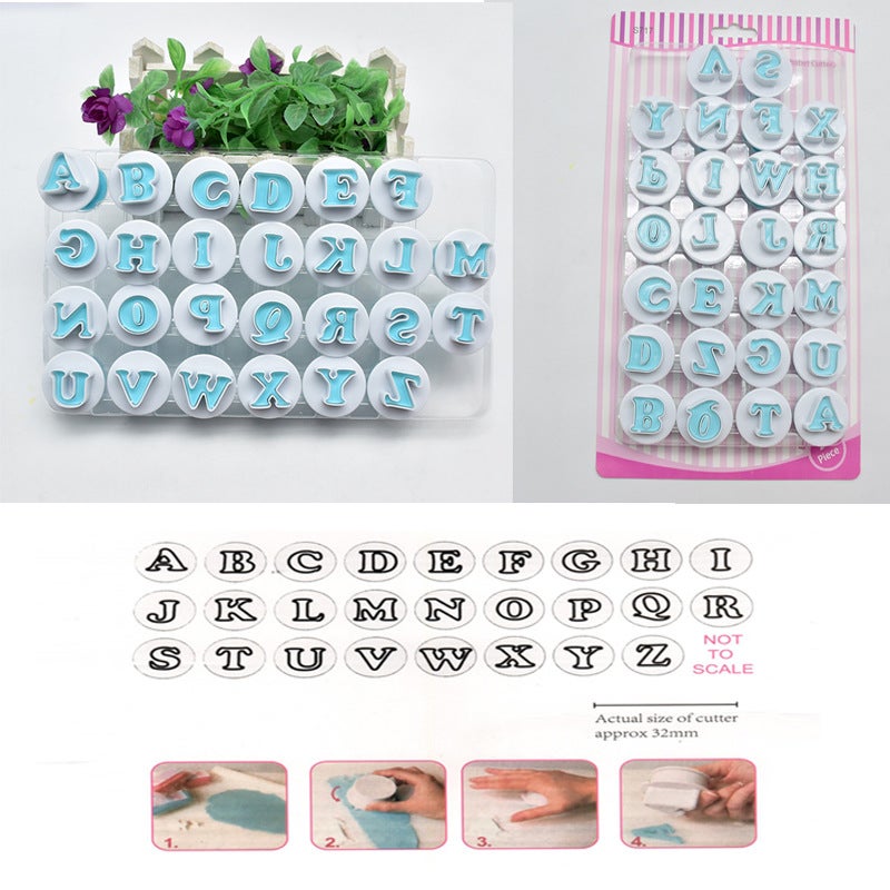 general 26pcs Plastic Alphabet Spring Molds for Chocolate Baking and DIY Crafts - Image 3