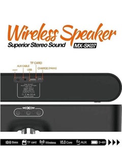 MOXOM Super Bass Moxom Wireless Speaker MX-SK07 Black  - Image 3