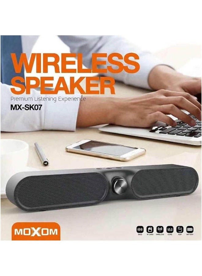 MOXOM Super Bass Moxom Wireless Speaker MX-SK07 Black  - Image 2