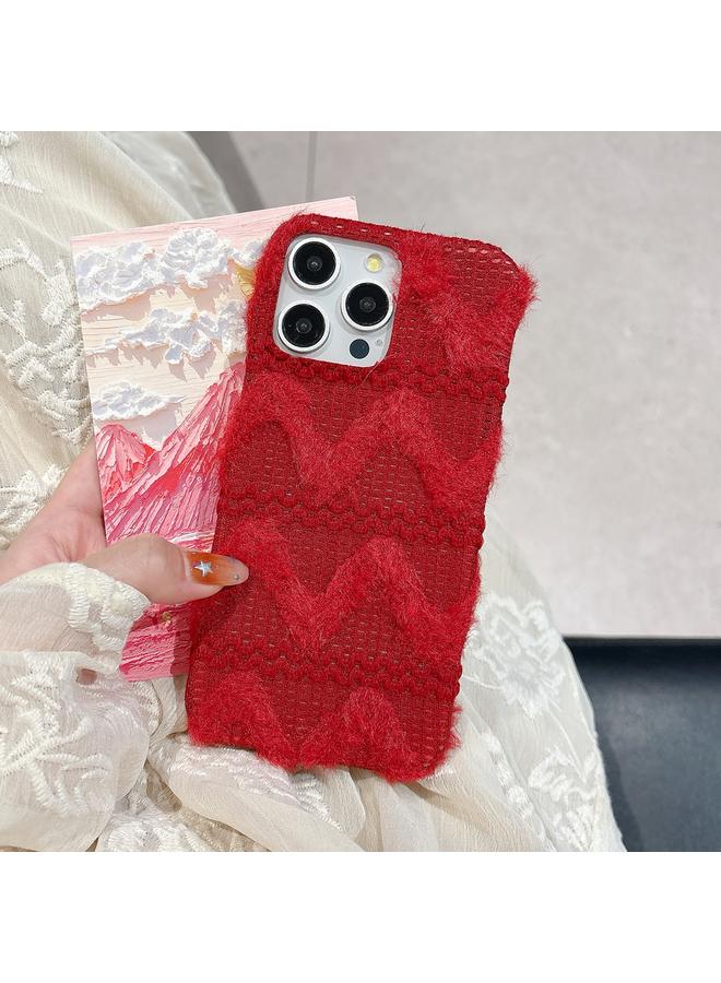 S-TOP Case For iPhone 13 M-texture Plush TPU Phone Case - Image 2