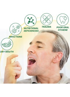EELHOE Mouth Repair Spray Repairs White Tongue Coating, Relieves Dry and Swollen Tongue, Tongue Care Spray, Portable Mouth Spray, Mouthwash Spray, Gargle, Freshens Breath, Eliminates Bad Breath  - Image 2