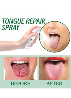 EELHOE Mouth Repair Spray Repairs White Tongue Coating, Relieves Dry and Swollen Tongue, Tongue Care Spray, Portable Mouth Spray, Mouthwash Spray, Gargle, Freshens Breath, Eliminates Bad Breath  - Image 5