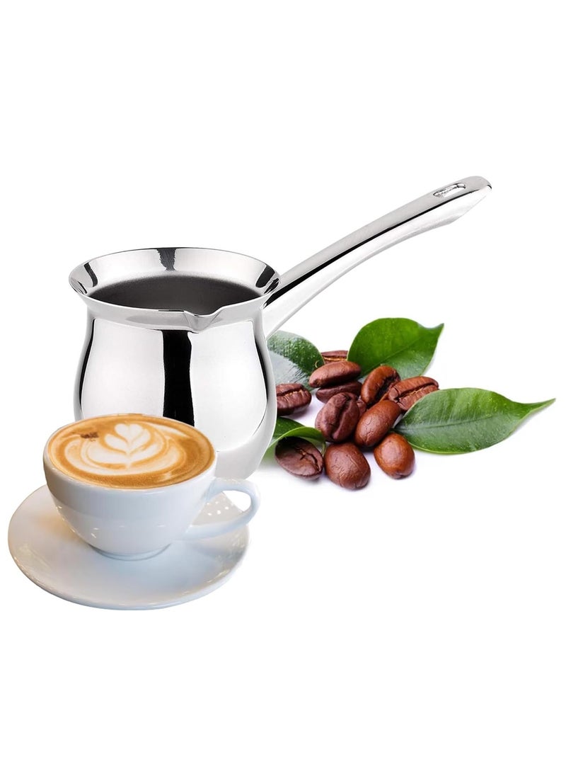 Generic - Stainless Steel coffee pot different sizes 100ml 150ml 200ml 250ml 300ml 350ml 400ml 500ml - Image 1