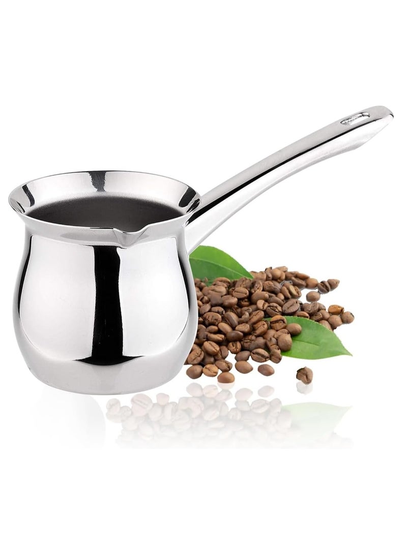Generic - Stainless Steel coffee pot different sizes 100ml 150ml 200ml 250ml 300ml 350ml 400ml 500ml - Image 1