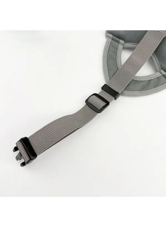 Grey Large Male Dog Diapers Leakproof Adjustable With Disposable Reusable Pads - Image 5