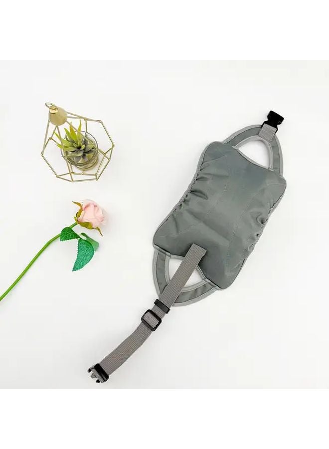 Grey Large Male Dog Diapers Leakproof Adjustable With Disposable Reusable Pads - Image 4