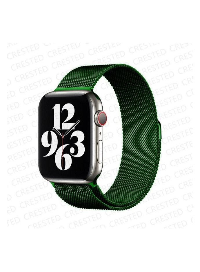 Replacement Band Compatible with Apple Watch 45mm / 44mm / 42mm, Stainless Steel Strap Metal Bracelet for Apple Watch Series 7 6 5 4 3 2 SE - Image 1