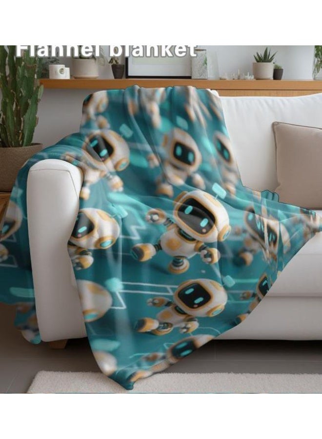 عام بطانية رقيقة من الفانيلا (حرارة ومريحة، ومناسبة للنوم واستخدام اللعبة والغبار والرمل) 150 سم * 200 سم - 709 - Image 4