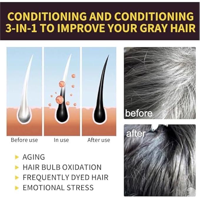 HAIR DYE SHAMPOO BLACK - Image 3