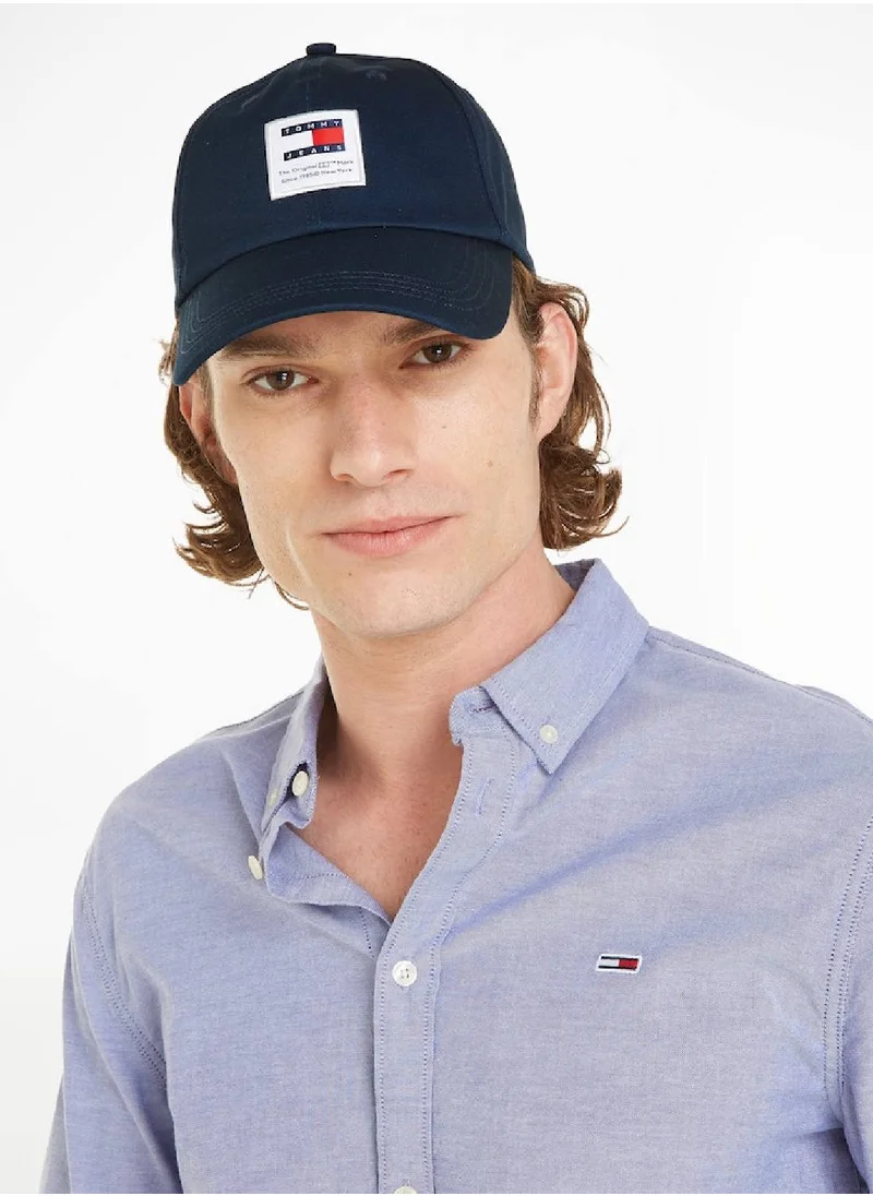 TOMMY JEANS Men's Modern Patch Cap, Organic Cotton