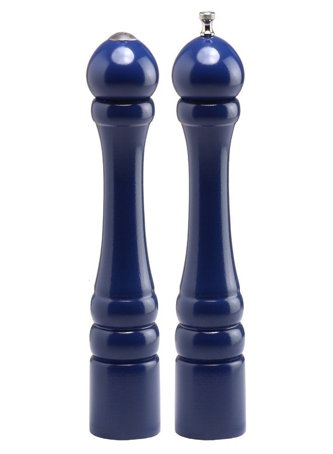 Chef Specialties 10 Inch Imperial Pepper Mill and Salt Shaker Set - Cobalt Blue - Image 1
