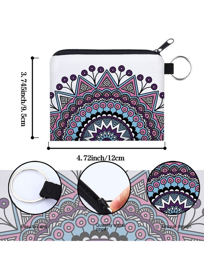 deanfun Coin Purse For Women 10 Pack Purse Pouches For Inside Purse Mini Change Wallet With Zipper Bulk Keychain Cute Tampon Holder For Women -2 - Image 2