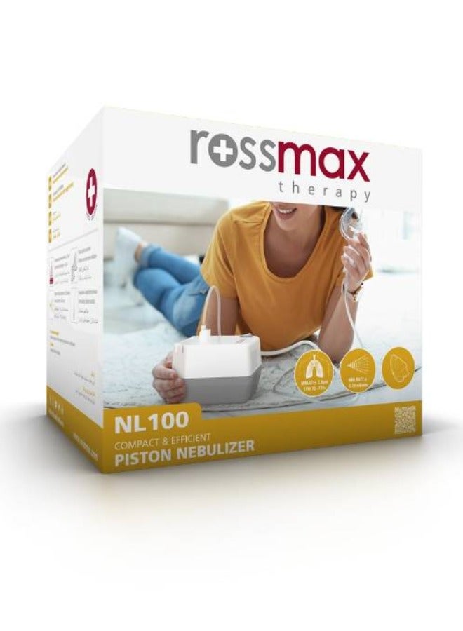 Rossmax NL100 Piston Nebulizer - Includes Masks, Tubes & Filters | Portable Nebulizer Machine for Adults & Kids - Image 3