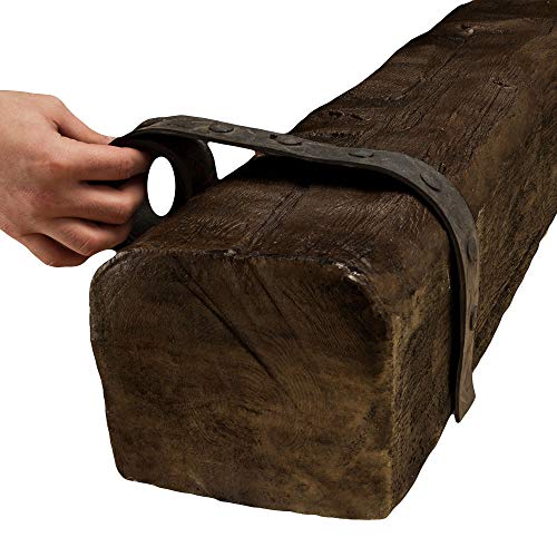 OUTWATER Architectural Products by Outwater 42 in. Long x 1-5/8 in. Wide Single Rubber Strapping for Wood Faux Beam - Image 2