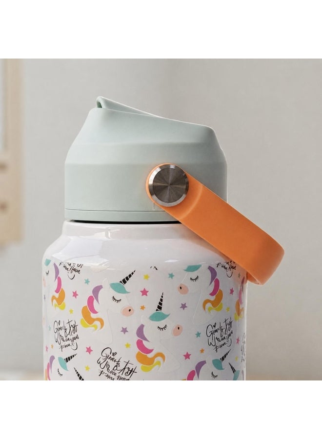 Unicorn Insulated Stainless Steel Water Bottle 916ml - White - 168AIC9904955 - Image 2