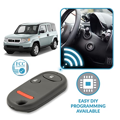 Keyless2Go Replacement for 3 Button Remote Honda OUCG8D-344H-A 72147-S5T-A01 (2 Pack) - Image 5