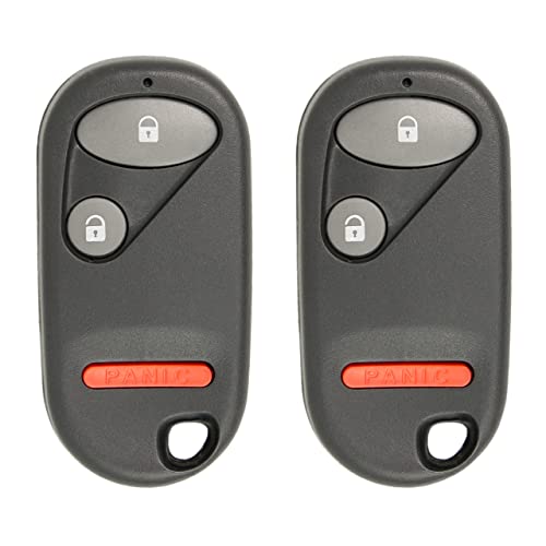 Keyless2Go Replacement for 3 Button Remote Honda OUCG8D-344H-A 72147-S5T-A01 (2 Pack) - Image 1