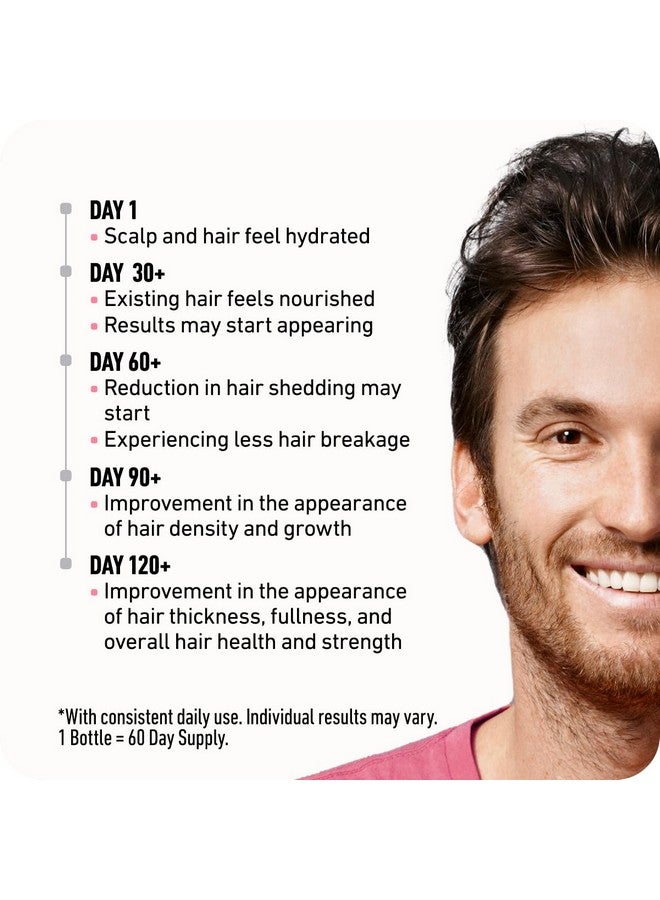 BOLDIFY Hair Growth Serum - 2 oz, 30 Natural Boosters + 4 Clinically Proven Peptides, Lightweight Non-Greasy Scalp Treatment for Thicker, Fuller Hair for Women & Men - Image 5