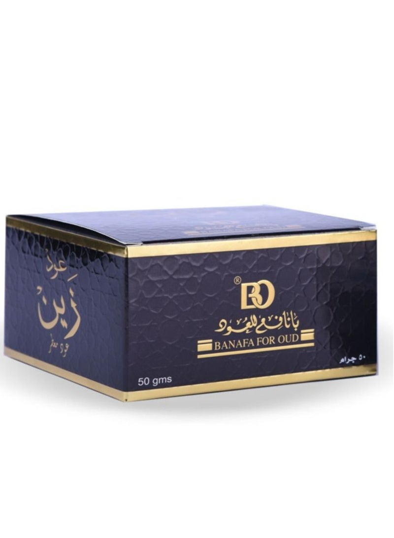 Banafa 2 Pieces Bakhoor Oud Zain 50g - Image 2
