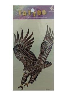 Generic Temporary tattoo in the form of a colorful eagle with a beautiful and eye-catching design  - Image 2