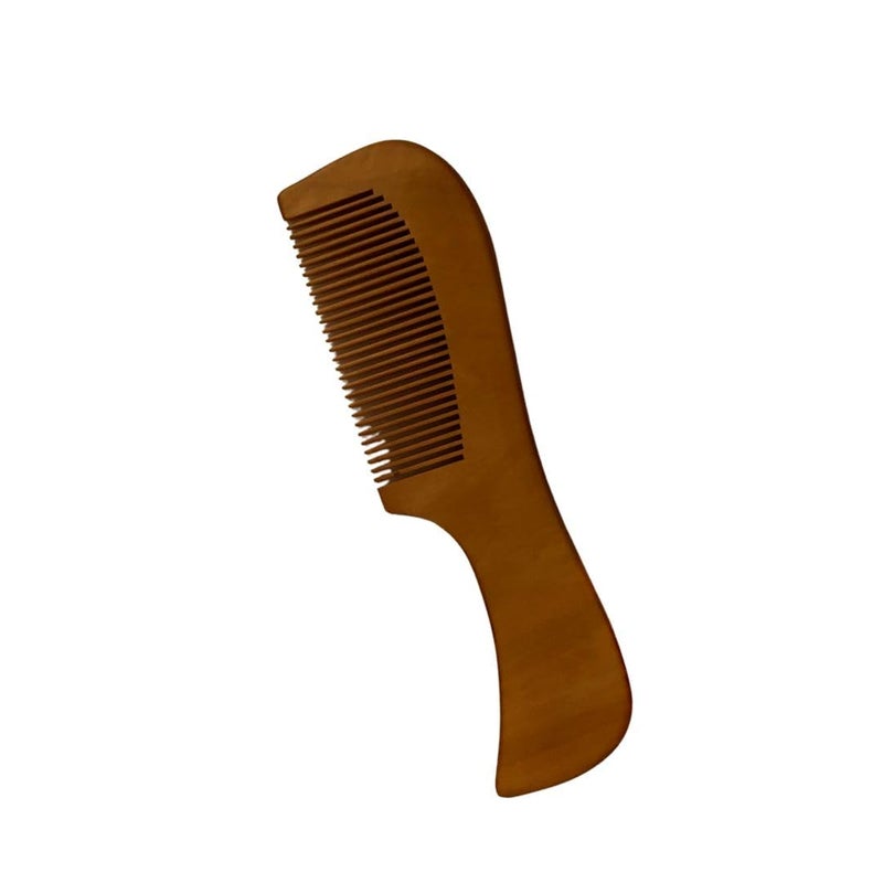 Daiso Daiso Japanese Style Peach Wood Natural Comb  Anti Static Hair lustrous hair canalso make oil combs 8959
