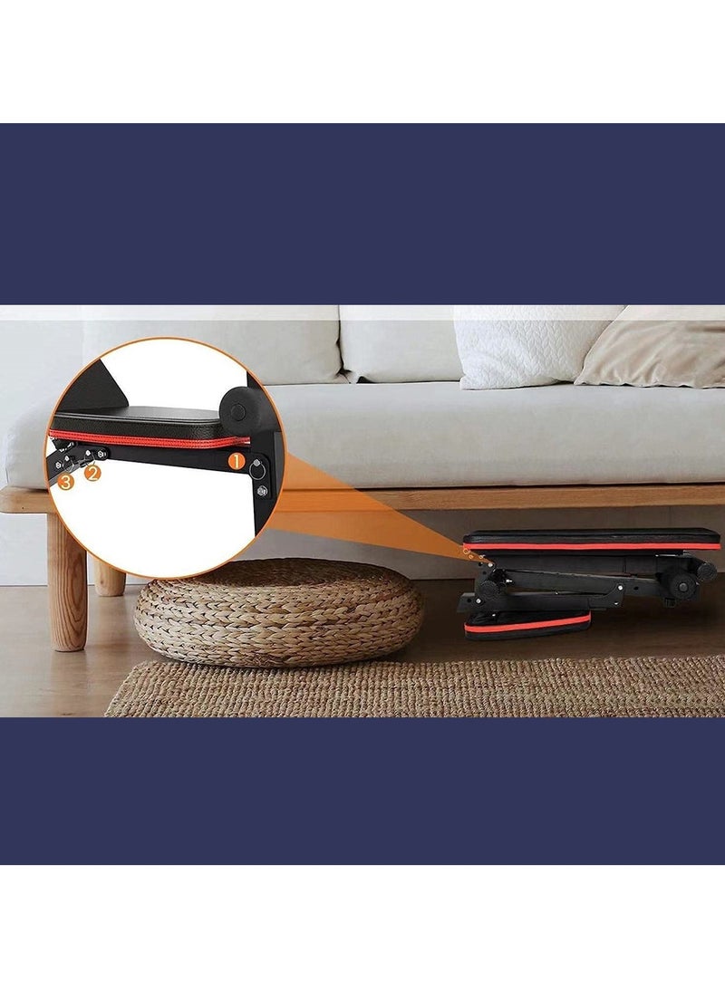 مقعد  تمارين احترافي متعدد الوظائف قابل للتعديل مع حبل مقاومة  مرن للغاية - Image 5