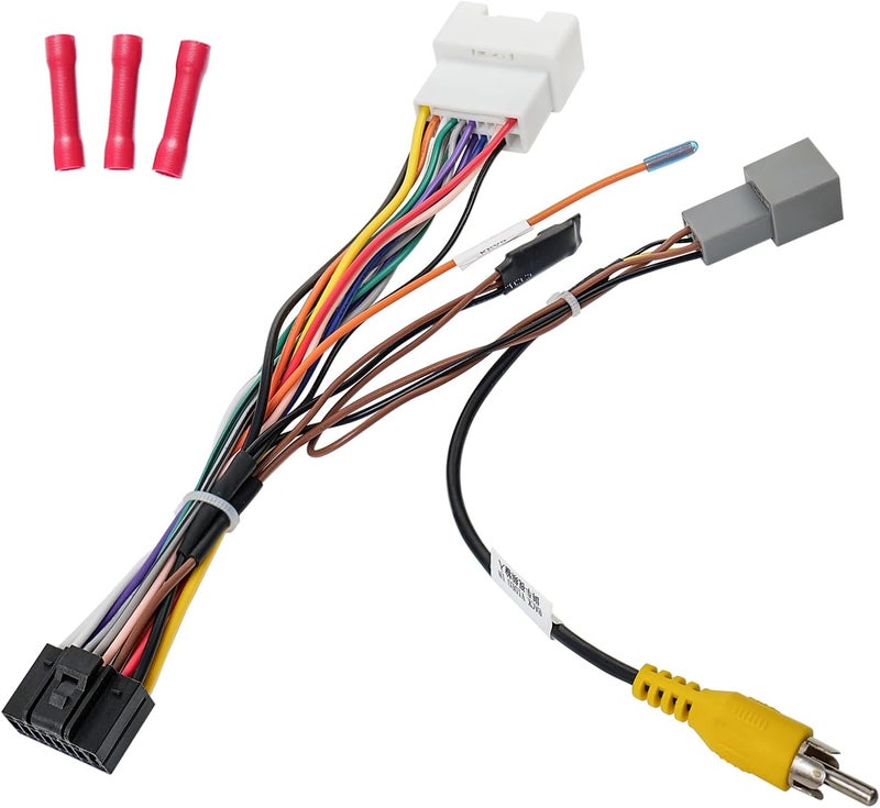 Jayubien 16Pin ISO Radio Wire Harness to 20Pin Stereo Connector for Mitsubishi Vehicles - Image 1