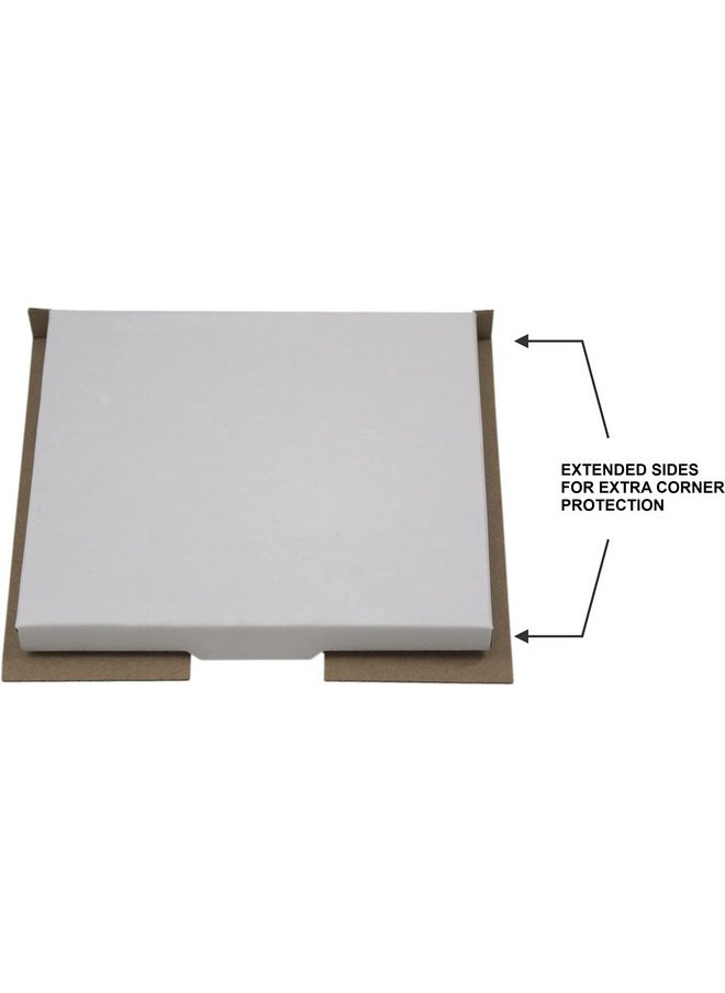Square Deal Recordings & Supplies - (10) Standard Foldup White Cardboard Single Cd Jewel Case Mailers Cdbc01 Shipping Boxes - Image 1