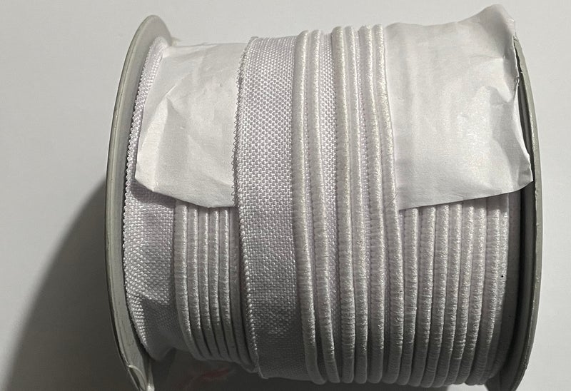 OMX Piping lace Border, Total 35 Mtr of Piping Cord Trim Lace Dori Piping Thread Gota Trim Laces and Borders for Bridal Ethnic Dresses Suits (White) - Image 4