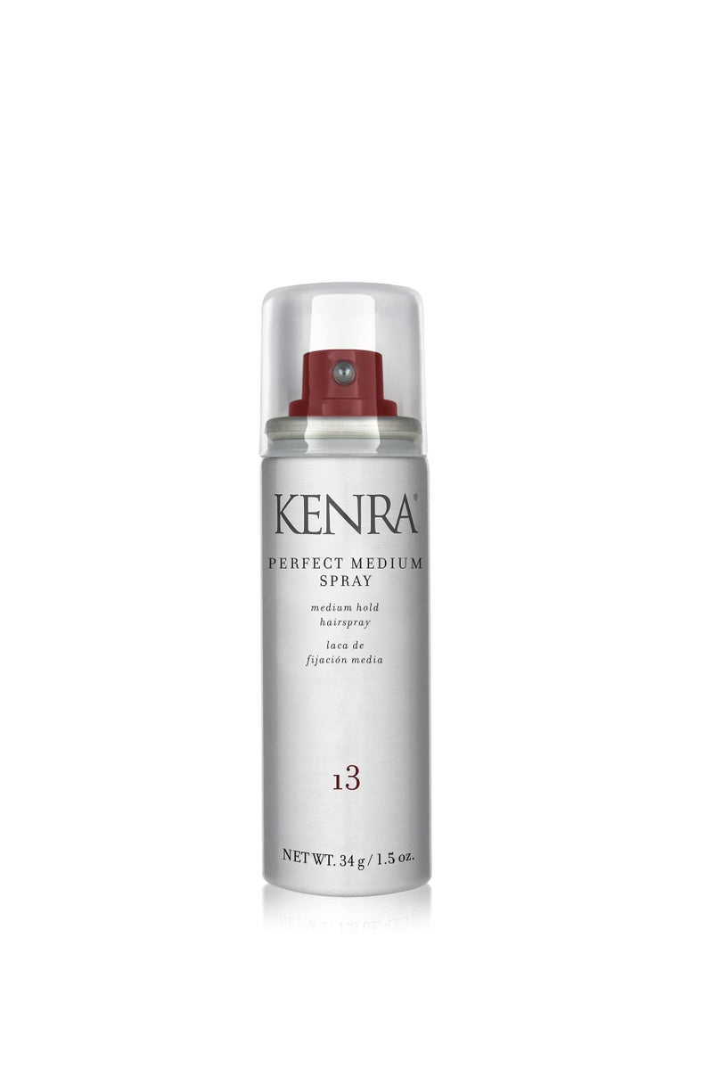 Kenra Professional Perfect Medium Spray 13 80% | Provides Styling Control Without Stiffness | Medium Hold | Fast-Drying Formulation | High Shine Finish | All Hair Types | Travel 1.5 oz - Image 1