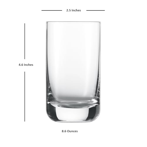 Schott Zwiesel Tritan Crystal Glass Convention Barware Collection Tumbler/Highball Cocktail Glass, 8.6 Ounce, Set of 6 - Image 2