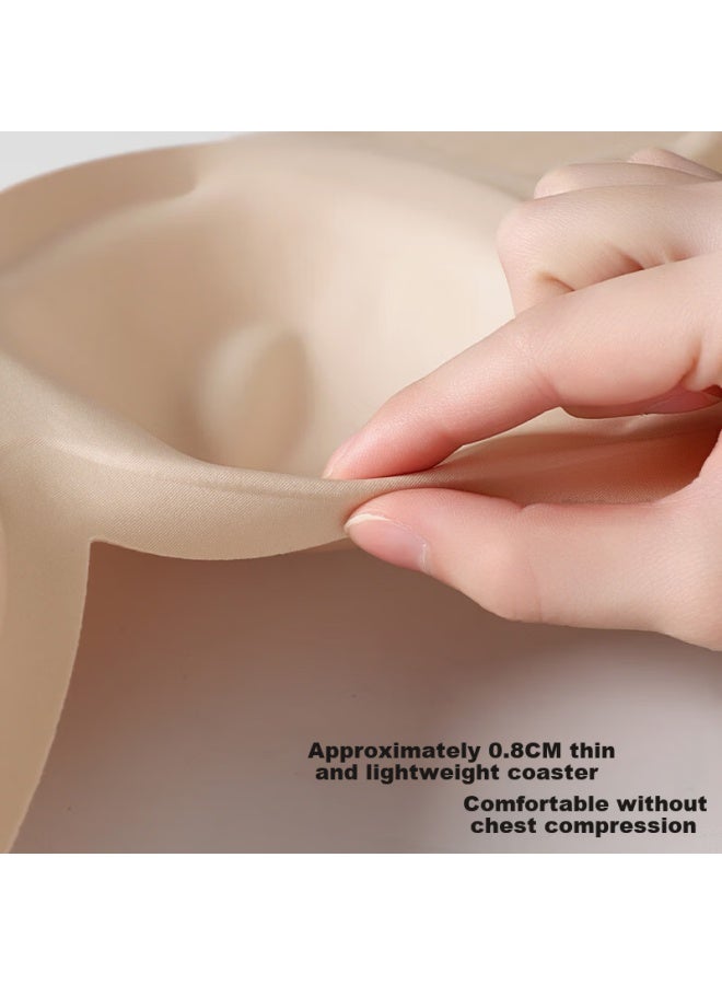 GRACEWELL Tingmei Satin Cup Large Bust Minimizing Bra Women's Adjustable Lift Anti-sagging Side Support Bra For Women's Day - Image 5