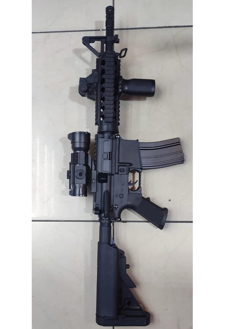 مسدس كرة جل كهربائي M4A1 مسدس لعبة معدني تلقائي عالي السرعة، إصدار جرافيتي - Image 3