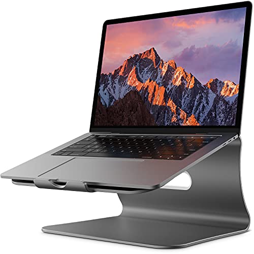 Bestand Laptop Stand Aluminum Cooling Computer Stand Holder for Apple MacBook Air Pro 11-16" Laptops (Gray) - Image 1