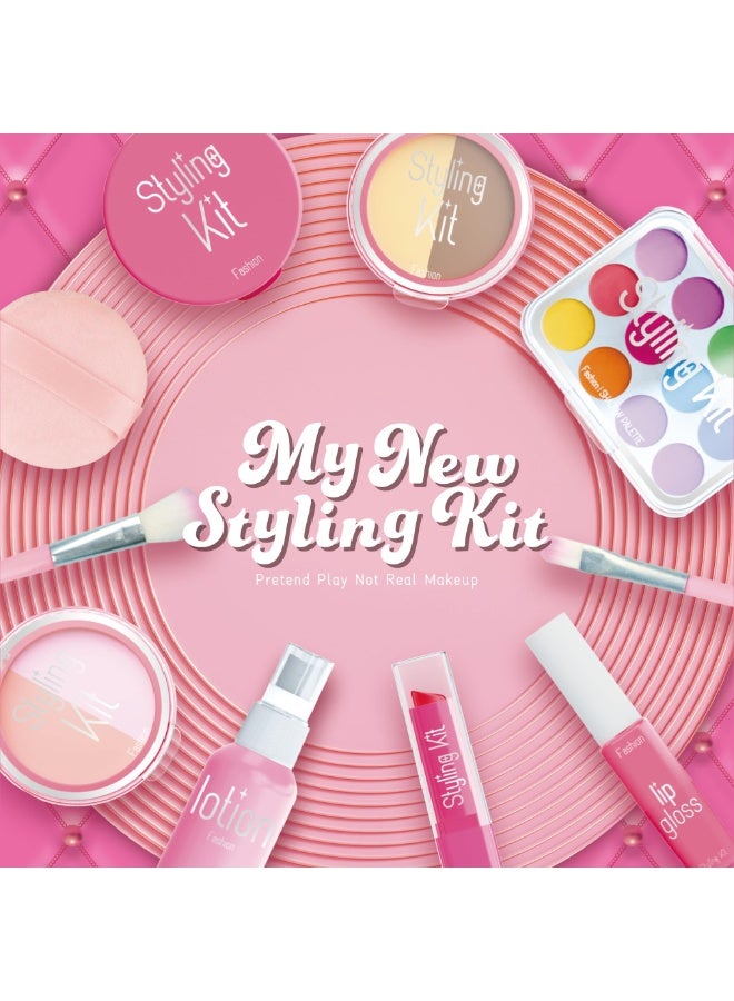DURKU Kids Makeup Kit for Girl, 10 PCS Princess Toys not Smearable Cosmetic Set, Kids Makeup Sets for Girls, Pretend Play Make Up Birthday Gifts for Kid (Not Real Makeup) - Image 3