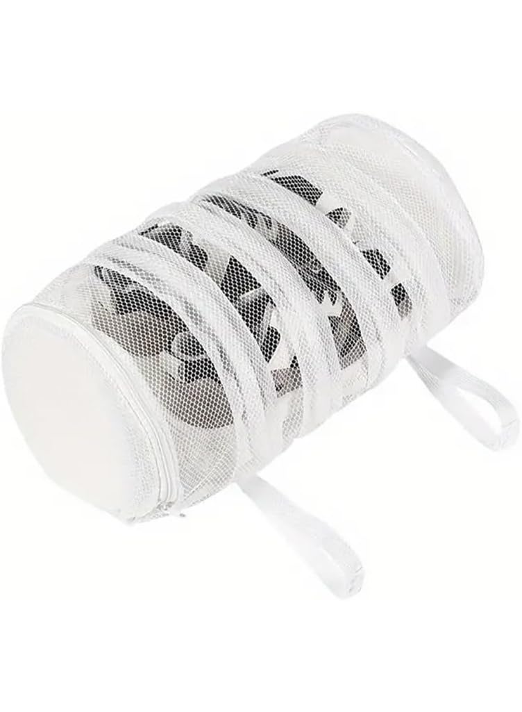 Rubik Shoes Washing Laundry Bag with Hanging Strap, Protective Sneaker Cleaning Dryer Zipper Bag for Washing Machine Use (1 Pack) - Image 3