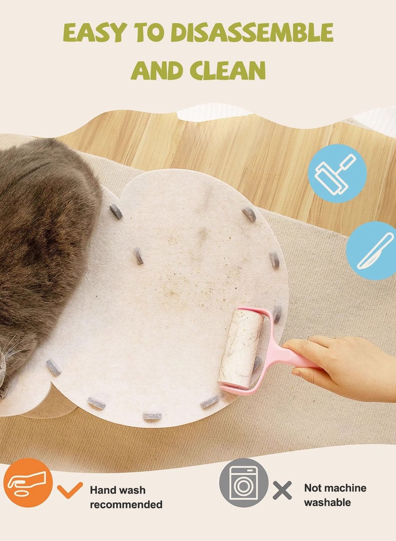 Kidle Foldable Cat Tunnel Cat Scratching Board Cat Nest Cat Play Tunnel Bed and Scratcher for Kittens and Rabbit - Image 3