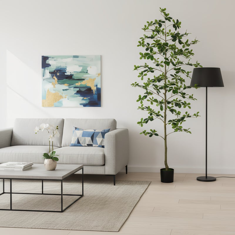 شاربدو نبات داخلي صناعي، بطول 180 سم، مناسب لتزيين المنزل والمكتب. - Image 2