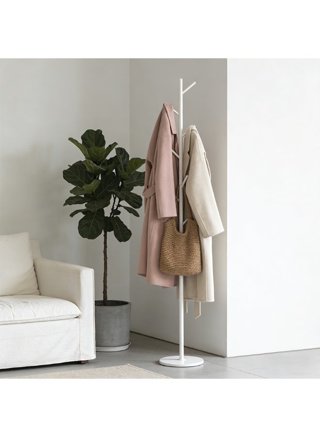 POWER Freestanding Coat Rack , Heavy Duty Metal Clothes Hanger Stand with Multi Hooks, Luxury Coat Tree for Entryway Bedroom Living Room Organizer - Image 4