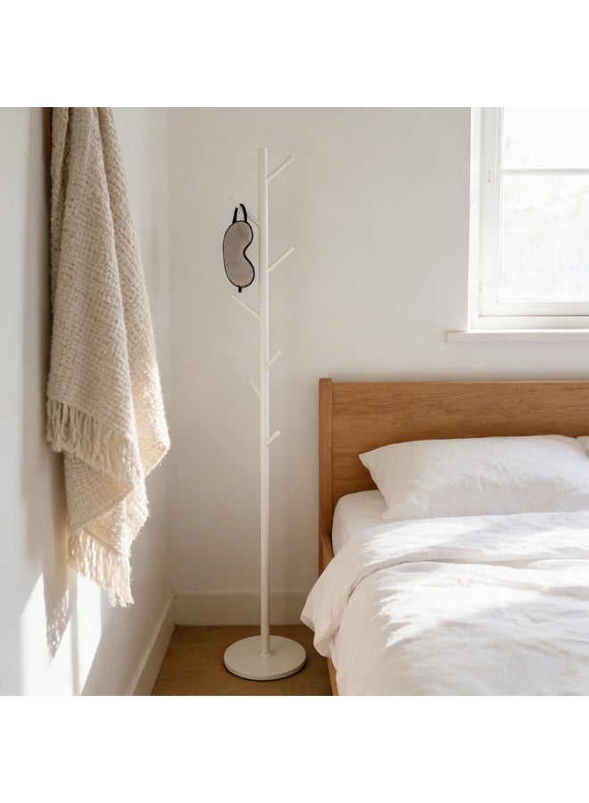 POWER Freestanding Coat Rack , Heavy Duty Metal Clothes Hanger Stand with Multi Hooks, Luxury Coat Tree for Entryway Bedroom Living Room Organizer - Image 5