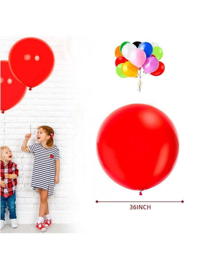 كوجل بالونات كوجل الكبيرة مقاس 36 بوصة، 15 قطعة من بالونات اللاتكس العملاقة، بالونات كبيرة لأعياد الميلاد وحفلات استقبال المولود وحفلات الزفاف والمهرجانات وديكورات الكرنفال - Image 2