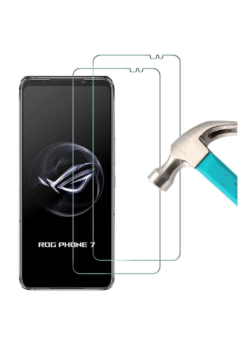 SYOSI, 2Pack Screen Protector Compatible for Asus ROG Phone 7, Clear Tempered Glass Film, Anti Scratch, 9H Hardness, Easy to Install Films - Image 1