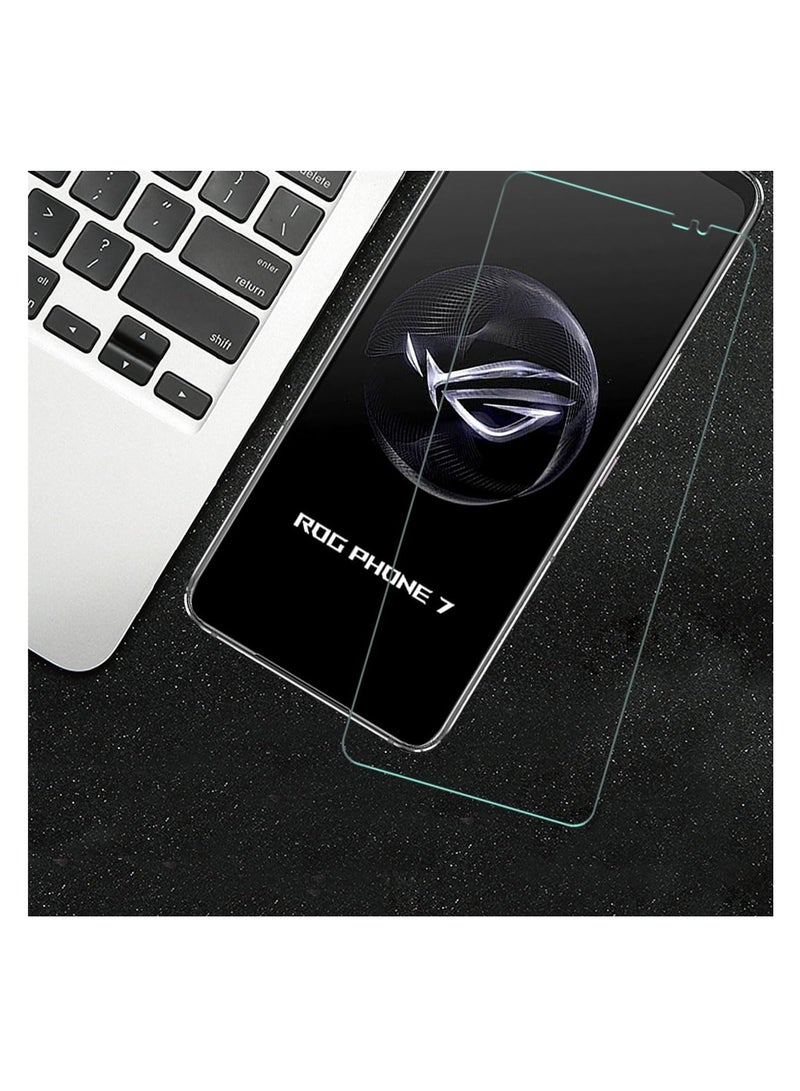 SYOSI, 2Pack Screen Protector Compatible for Asus ROG Phone 7, Clear Tempered Glass Film, Anti Scratch, 9H Hardness, Easy to Install Films - Image 4