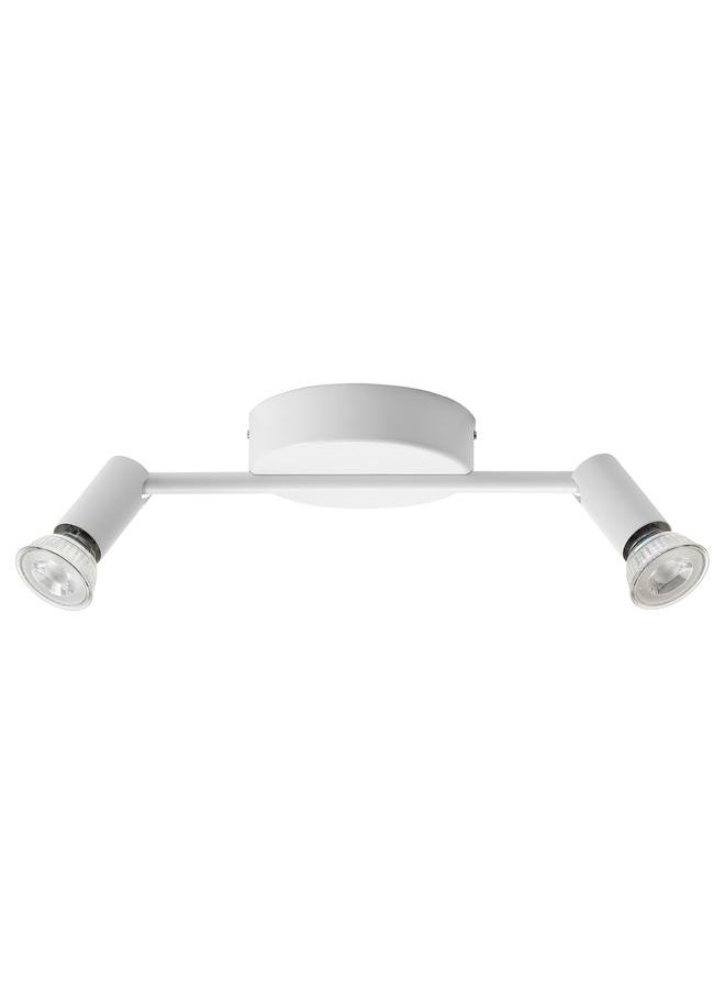 Zaboon Ceiling Spotlight With 2 Spots, White  - Image 1