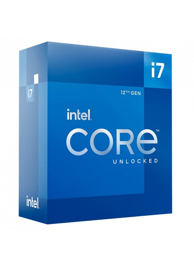 Intel - Intel Core i7-12700K Gaming Desktop Processor with Integrated Graphics and 12 (8P+4E) Cores up to 5.0 GHz Unlocked  LGA1700 600 Series Chipset 125W - Image 1