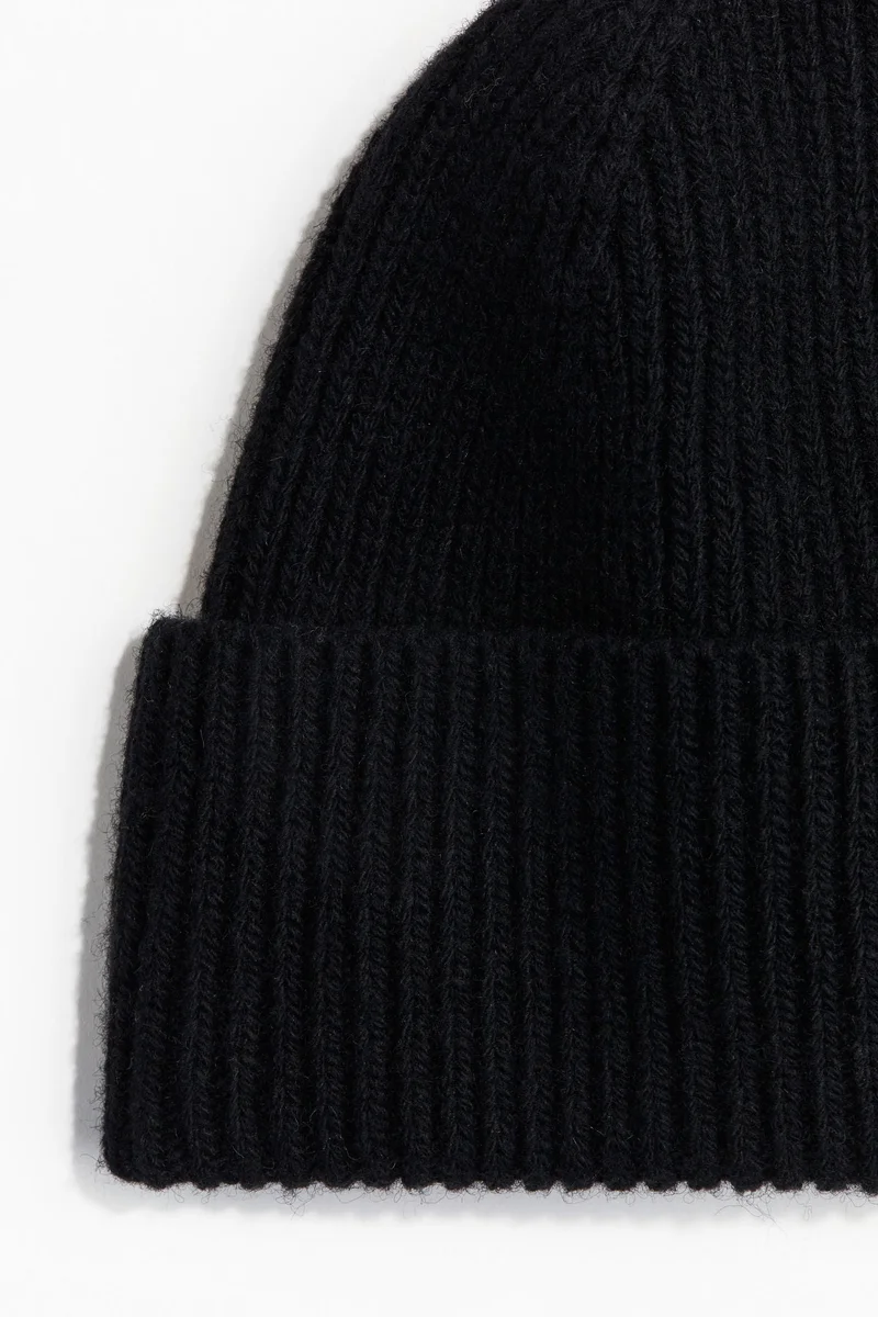 H&M Rib-Knit Wool-Blend Hat
