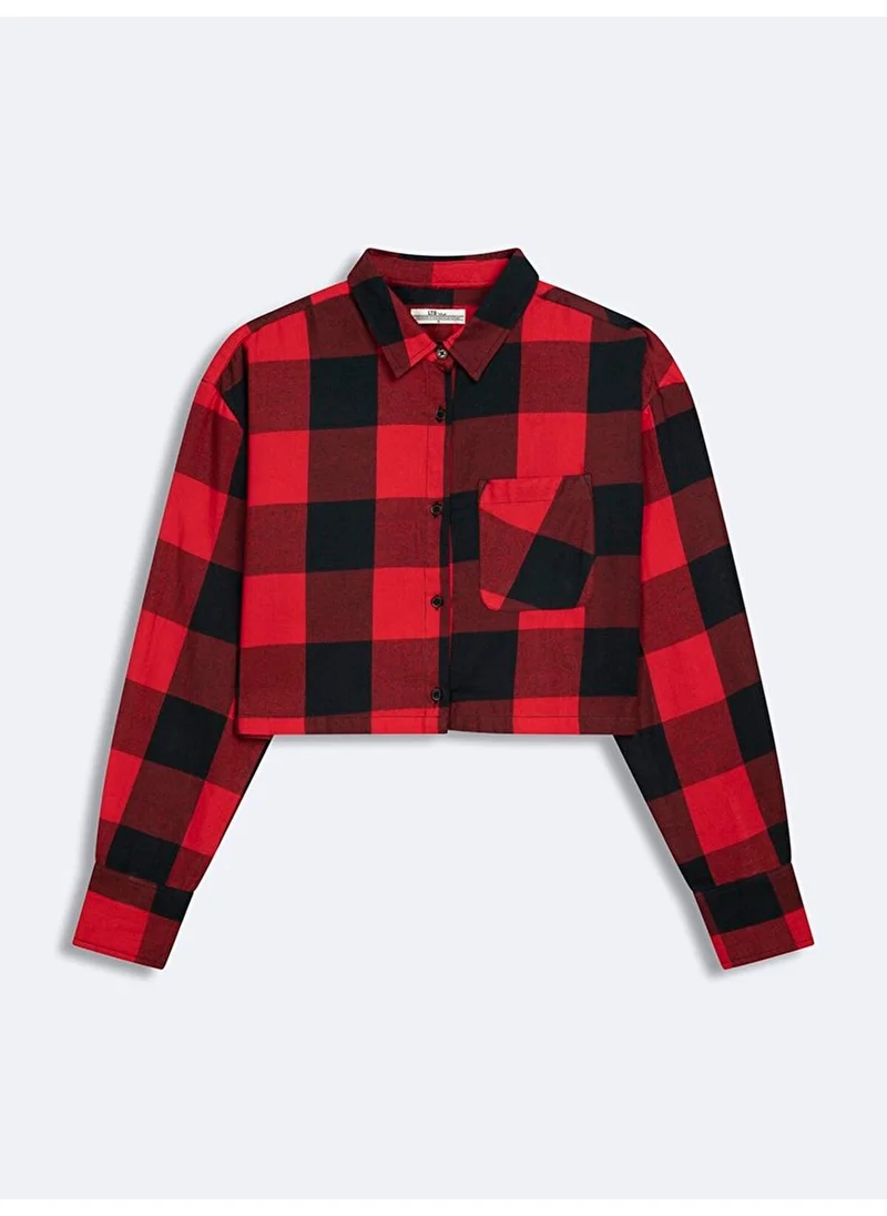 LTB Checkered Woven Black Shirt