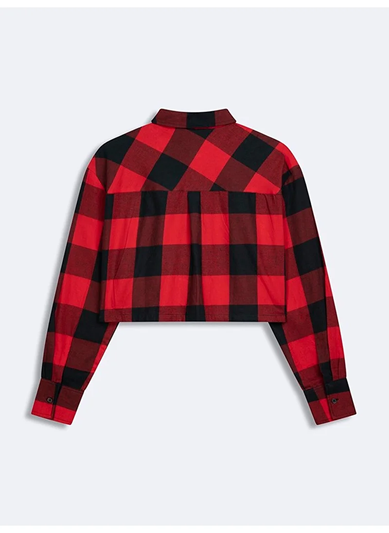 LTB Checkered Woven Black Shirt