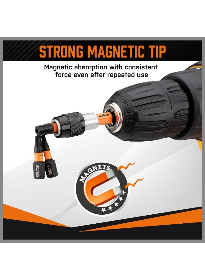 HORUSDY 13-Piece Torx Bit Set – Durable S2 Steel, Strong Magnetic Tip, Portable Tool Box for Drill & Screwdriver - Image 3