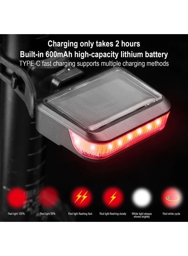 Eco-Friendly Solar Taillight | Waterproof Cycling Safety Light for Enhanced Cycling Safety - Suitable for All Bikes - Image 4